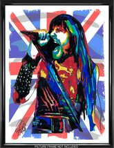 Bruce Dickinson Iron Maiden Singer Rock Music Poster Print Wall Art 18x24 - £21.24 GBP