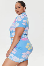 Tropical Floral Print Cardigan Sweater Top &amp; Skirt Outfit Set Women PLUS SIZE 2X - £39.74 GBP