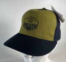 NWT 5 Panel Duluth MN Strapback Hat Ouray Green Moss / Navy Old 8050 - £13.95 GBP