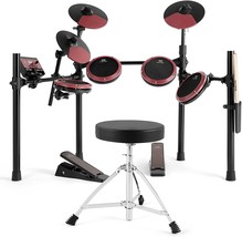 MUSTAR Electronic Drum Set, Electric Drum Sets for Adults Beginners Kids with - £270.12 GBP