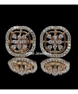 0.80ct Cubic Zirkonia 18k Solid Rose Gold Schrauben Rückseite Ohrstecker - $615.86 CAD