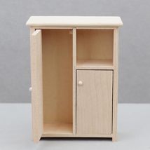 AirAds 1:12 Scale Dollhouse Miniature Furniture Dollhouse Chest 2-Door Cabin Dol - £11.48 GBP