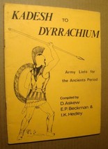 ARMY LISTS ANCIENT PERIOD *SOLID RARE* KADESH TO DYRRACHIUM DUNGEONS DRA... - £92.94 GBP