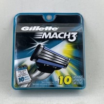 Gillette MACH3 Razor Blade Cartridge Refill - 10 Count New Sealed - £11.60 GBP