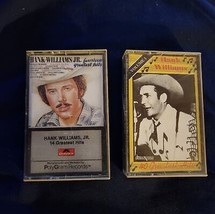 Hank Williams and Hank Williams Jr. VINTAGE cassette tapes Greatest hits - £7.93 GBP