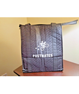 New Unused - Postmates Insulated Tote Food Delivery Bag w/ Zipper Black ... - $278.01 MXN