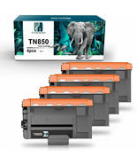 4 Pack Tn850 Tn820 Toner Combo For Brother Mfc-L5700Dw Hl-L5100Dn Hl-L62... - £71.57 GBP
