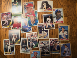 Sports 20 Mixed Baseball Cards Topps, Donsrus, Fleer, Others Ex to Mint - £31.45 GBP