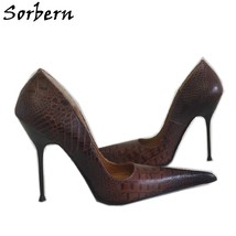 Long Pointy Toes Women Pumps Big Size Stilettos High Heels 14Cm 16Cm 18Cm Sm Sis - £319.04 GBP