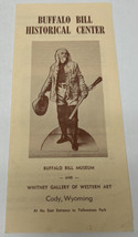 Vintage Buffalo Bill Historical Center Cody, Wyoming Pamphlet Booklet - £11.55 GBP