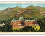 Banff Springs Hotel Alberta Canada UNP Linen Postcard Z3 - $1.93