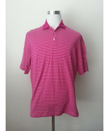 POLO Golf Ralph Lauren Men Size M Short Sleeve Cotton Shirt  Red White S... - £38.12 GBP