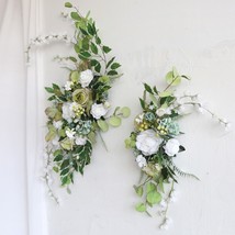 Verdant Elegance Wedding Arch Floral Set - Set of 2 - £70.39 GBP