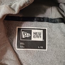 New Era AB&CO Men's Gray Cotton Blend Drawstring Pullover Hoodie Sweatshirt Sz L image 3