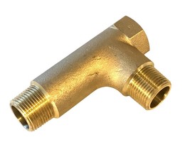 Central Boiler Parts 3/4&quot;MPT X 1/2&quot;FPT X 3/4&quot;MP Offset Tee (#6764) - €21,00 EUR