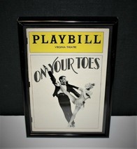 Playbill 1983 On Your Toes Virginia Framed Broadway Theatre Program - £15.69 GBP