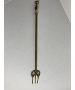 Decorative Expandable Brass Fork.  19 to 30.5 inches. Diamond and Club p... - £10.61 GBP
