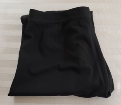 Lauren Ralph Lauren Petite Black Flat Front pants Misses Size 14P 1990s ... - $21.77