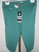 New Mens Adidas Clima365 ClimaCool TechFit Green Padded Basketball Shorts 2XT - $34.64
