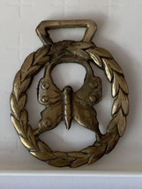 Antique Butterfly Horse Brass Rustic Cottagecore from UK - $16.48