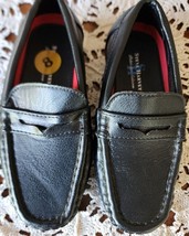 Steve Harvey™ Celebrity Edition ~ Boys&#39; Size 8 ~ Black ~ Slip-On Shoes ~ BOOM - £15.03 GBP