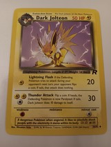 Pokemon 2000 Team Rocket Dark Jolteon 38/82 Single Trading Card - £6.27 GBP