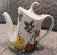 Red Wing Vintage Tampico Pattern 3 Cup Tea/Coffee Pot w/Lid Made Usa Mint - £47.15 GBP