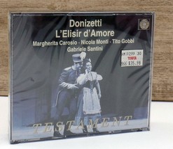 Donizetti L&#39;Elisir d&#39;Amore CD 2 Discs, Testament New Opera SBT 2150 Carosio - £17.08 GBP