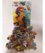 Vintage 1988 Marvel Comics Amazing Spiderman Puzzle 100% Complete 11.5&quot;x15&quot; - $19.75