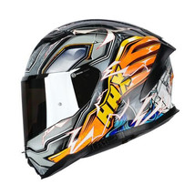 Thunder Orange XXL HAX Force Glow-in-the-Dark Aerodynamic Full Face Helm... - £412.73 GBP