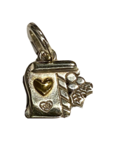 Brighton Silent Night Charm, JC6023, Silver Finish/Enamel, Crystals, New - $22.80