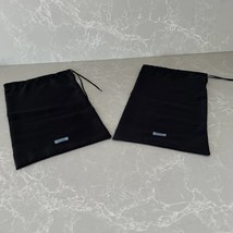 New Set of 2 Prada Authentic Navy Storage Dust Bags Drawstring 13.5&quot; x 8.5” - $7.92