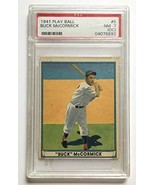 1941 Play Ball Buck McCormick #5 PSA NM 7(OC) Reds - £117.71 GBP