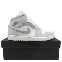 Air Jordan 1 Mid SE Shoes Mens Size 13 Neutral Grey Smoke Sail NEW FQ772... - £85.55 GBP