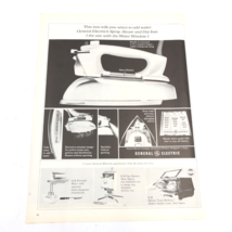 1964 General Electric Spray Steam Dry Iron Home Appliances Print Ad 10.5... - $8.00