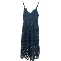 Anthropologie Astr The Label Forest Green Lace A-Line Midi Dress, Sz XS - $11.49