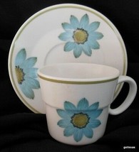 Vintage Cup and Saucer Noritake Up-Sa Daisy 6.25&quot;  Set of 2 Cups and Saucers - £11.87 GBP