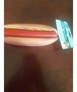Squeeky Hot Dog Dog Toy By Greenbrier Kennel Club-Brand New-SHIPS N 24 H... - €12,67 EUR
