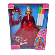 Vintage 1998 Mattel Very Velvet Barbie Original Box Nos New Blonde # 20528 - £28.98 GBP