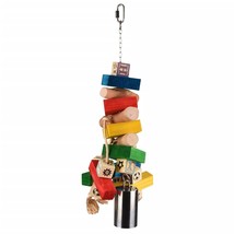 FLAMINGO Bird Toy Rainbow Hanger Bell Multicolour 52 cm - £26.51 GBP