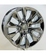 GMC 20&quot; Chrome Replica Wheels Rims For 2000-2024 Sierra Denali 1500 Yukon - £959.53 GBP