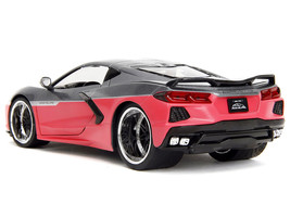 2020 Chevrolet Corvette Gray Metallic and Pink &quot;Pink Slips&quot; Series 1/24 Diecast  - £32.18 GBP