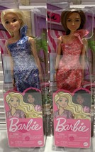 Set Of 2 Barbie Glitz Fashion Dolls Collection Figure Kids Toy Gift Pretend Play - $27.00