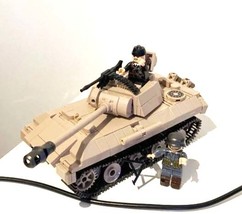 PAPBRIKS German Panzer Military Tank WW2 Army with 2 Custom Minifigure! - $37.40