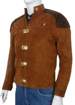 Warriors Viper Pilot Battlestar Galactica Brown Genuine Suede Leather Jacket - £93.91 GBP