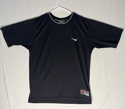 Vintage Nike Athletic Training Shirt Men’s XL Black Backwards Swoosh USA... - $20.00