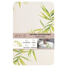 Luxurious Natural Diatomite Stone Bath Mat - Ultra-Absorbent, Quick-Dry,... - £37.23 GBP