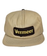 Vintage Vermeer Farm Equipment Logo Patch Snapback Trucker Hat / Cap Mad... - £15.17 GBP