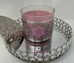 1 New BLUSH POINSETTIA 3 WICK SENTED CANDLE BATH &amp; BODY WORKS - £21.09 GBP