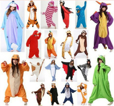 Halloween Unisex Cosplay Animal Pajamas Coverall Adult Cute Jumpsuit Sle... - $15.99